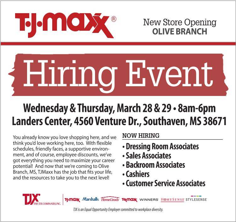 TJ Maxx Hiring Age . Now!work available in massachusetts and ...