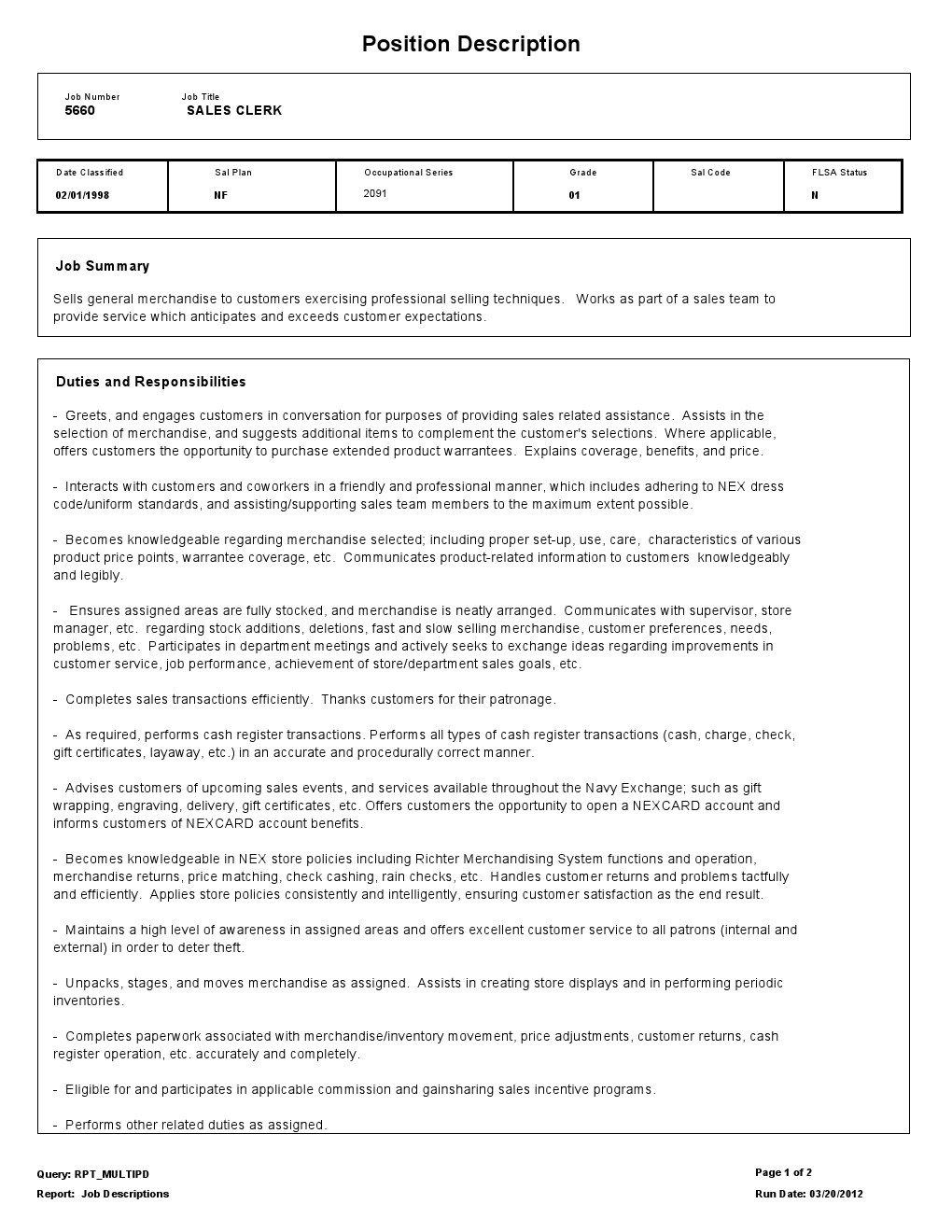 Warehouse worker job description resume
