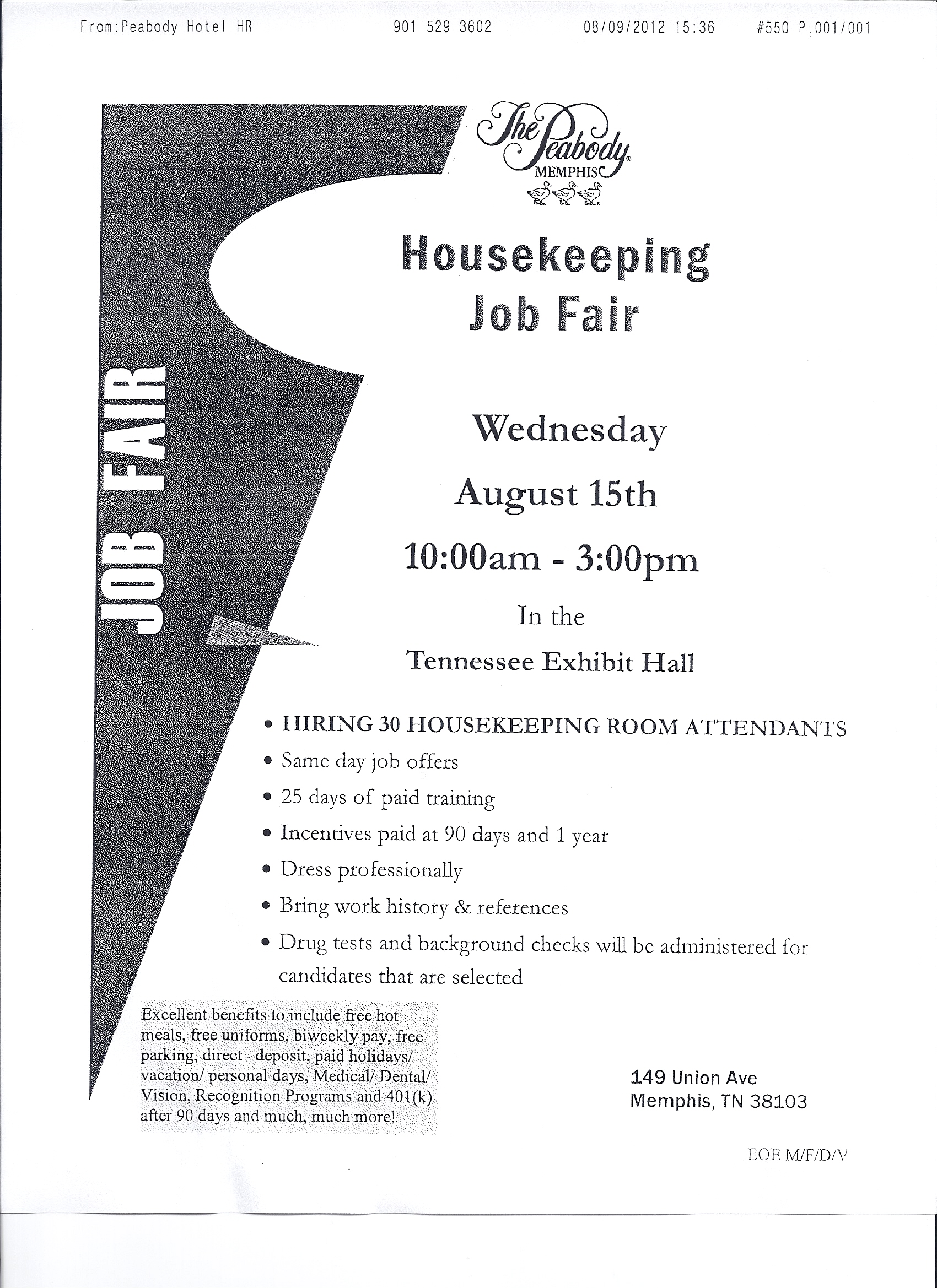 Housekeeping  Job & Career News from the Memphis Public 